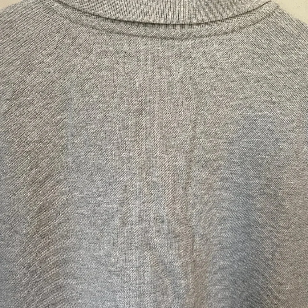 Ralph Lauren Polo Jeans Co. Mens Size XL Short Sleeve Cotton Polo Shirt in Gray